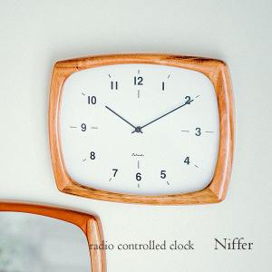 INTERFORM（インターフォルム） 電波掛け時計INTERFORM Niffer