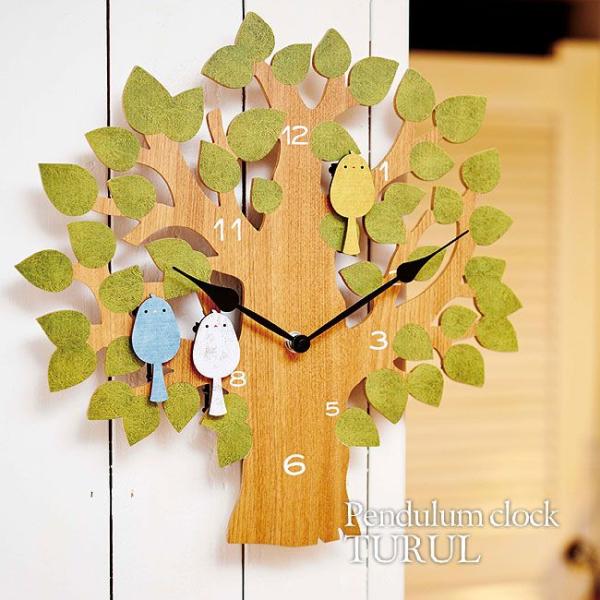 壁掛け時計 振り子時計 ウォールクロック ポイント利用 TURUL トゥルル cl-9891