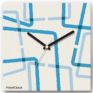 壁掛け時計 ラインアート ファブリクロック ファブリック ウォールクロック 掛時計 壁時計 かけ時計 スイープ とけい 曲線 カラフル｜shop-askm
