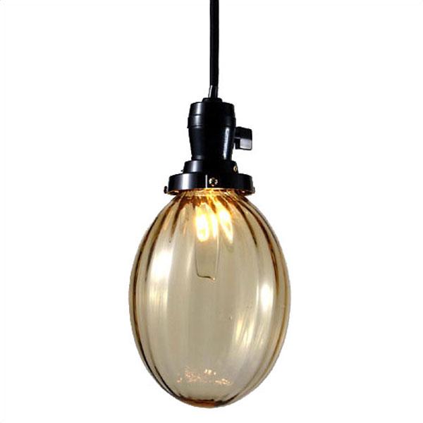 照明器具 ポイント利用 アンティーク ガラス ペンダントライト 昭和モダン モールたまご 1灯