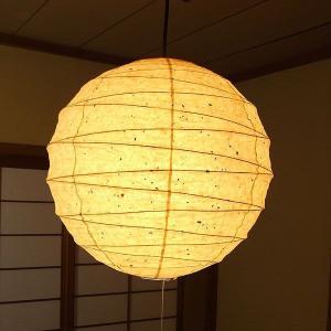 照明器具 和紙 提灯 ペンダントライト 直径40cm 伝統工芸 和室 和風 林
