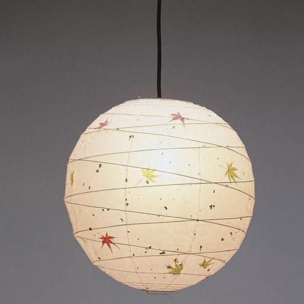 交換用 和紙 シェード もみじ 直径40cm 伝統工芸 和室 和風照明 林工芸 ポイント利用  P-...