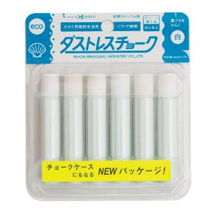 ダストレスチョーク ホワイト 6本パック ホワイトの商品画像