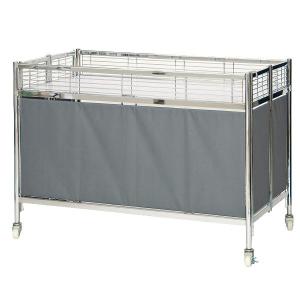 中折れ式ワゴン アイボリー 店舗用品　陳列什器　セールワゴン 友屋 中折れ式ワゴン アイボリー W1200 販売台 ワゴン 陳列台 商品台