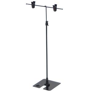 友屋 マルチクリップスタンド ロング クローム : ショップバルーン