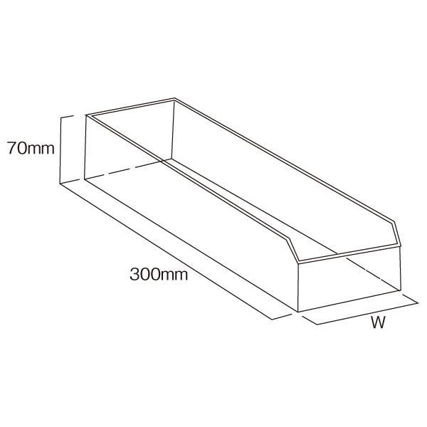 11-81-4-3 プラ製ボックス 幅113×奥行300×高70mm アイリスオーヤマ スチロール ...