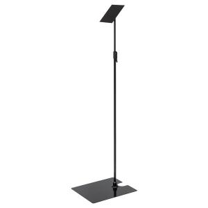 友屋 フロアースタンド B ブラック L型 ｜床置き フロアスタンド