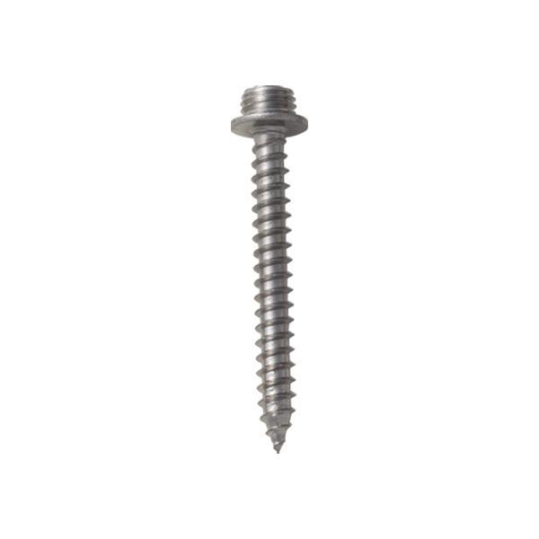 【50ヶ入】ポイントビス φ8mm ネジ太さ4mm×長さ35mm ステンコート仕上 ビス座金一体 ス...