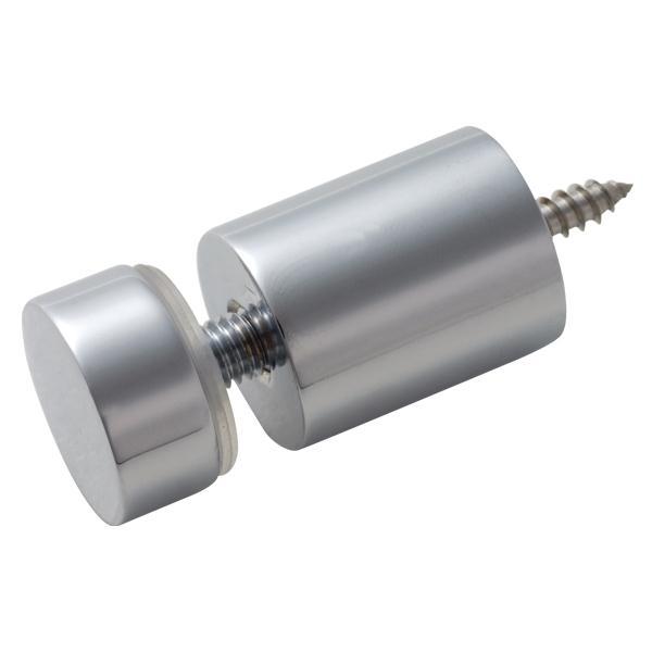 サインナット平丸 φ20-50 クローム 適応板厚3 8mm 取付物下穴φ8mm ビス太さ4mm 真...