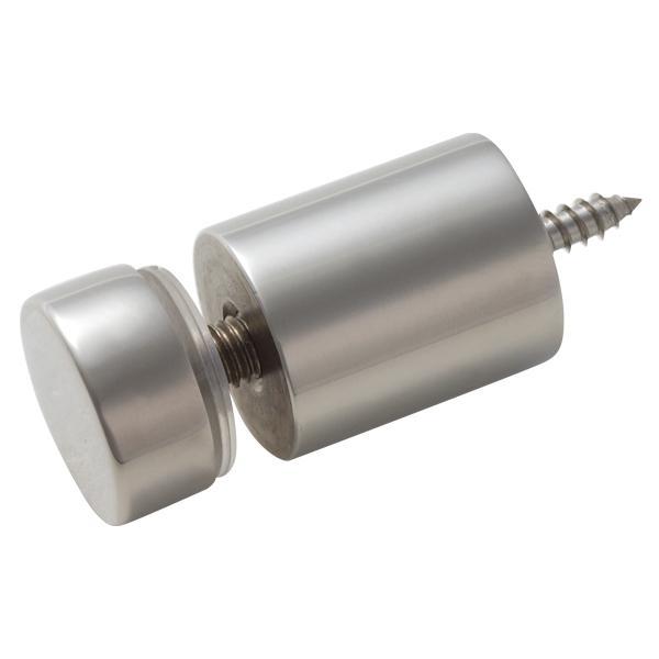 サインナット平丸 φ20-50 ステンレス 適応板厚3 8mm 取付物下穴φ8mm ビス太さ4mm ...