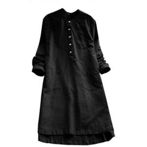 チュニック ロングシャツ シャツ レディース ...の詳細画像4