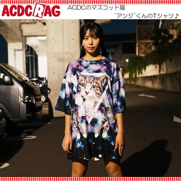 ACDC RAG エーシーディーシーラグ アンジ ヒュージTシャツ 半袖 原宿 原宿系 ファッション...