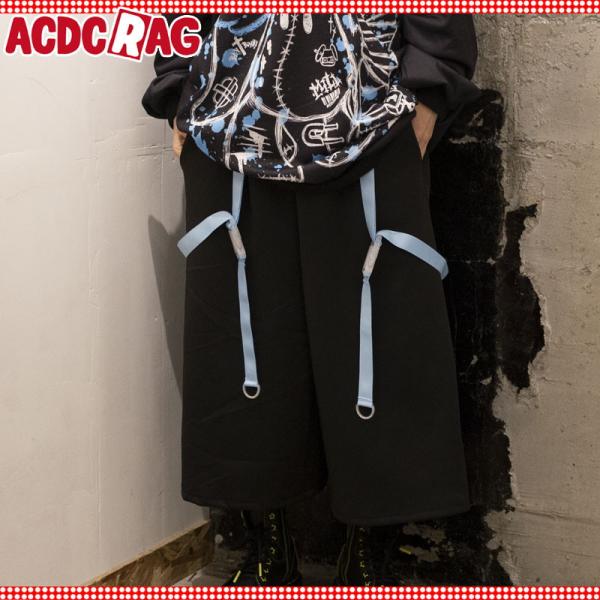 ACDC RAG エーシーディーシーラグ BLOODミル ジャージ8分パンツ 原宿系 サブカル バニ...