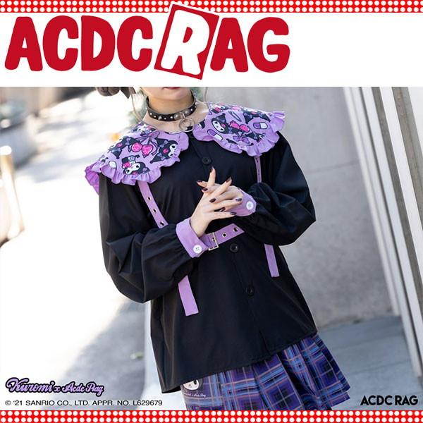 ACDC RAG エーシーディーシーラグ クロミ ブラウス 長袖 ハーネス 原宿 原宿系 病みかわい...