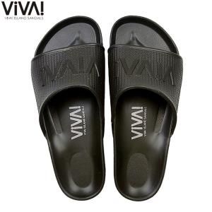 VIVA! ISLAND ビバアイランド 日本製リラックスサンダル メンズ レディース Black V-921102｜shop-bloom