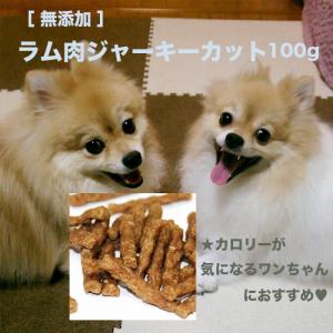 犬 おやつ ドッグフード  ペット 猫 おやつ 無添加 ラム肉ジャーキーカット100g 犬用おやつ｜shop-bluemoon