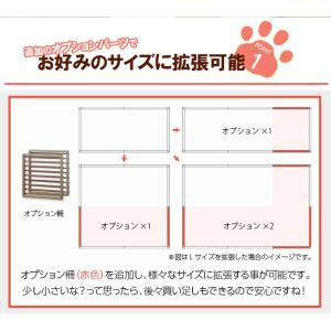 犬可能 犬ゲージ サークル ペットケージ 室内...の詳細画像2