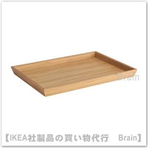 IKEA OSTBIT オストビット 4点セット OSTBIT オストビット トレイ, 竹, 15x15 cm - IKEA