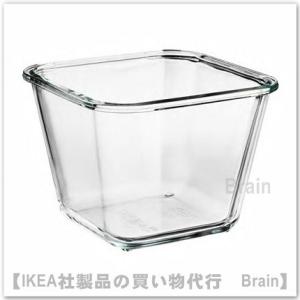 ＩＫＥＡ/イケア　IKEA 365+　保存容器15x15x11cm　ガラス（003.592.11）