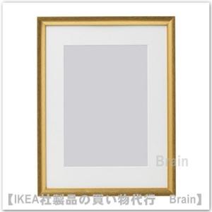 イケア IKEA/イケア LOMVIKEN フレーム/40×50cm ゴールドカラー