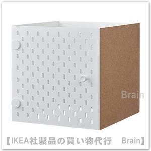 ＩＫＥＡ/イケア　KALLAX/カラックス　インサート 有孔ボード付き扉33x33 cm　ホワイト（004.237.16）｜shop-brain