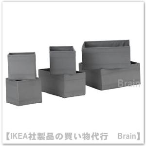 【新品　未使用】IKEA SKUBB イケア　スクッブ　L メッシュ　窓付 4個 イケア（IKEA） SKUBB 収納ケース メッシュ窓付き, ホワイト, 44x55x19