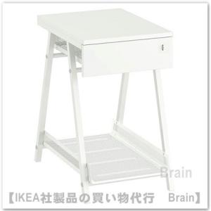 イケア（IKEA） TROTTEN/トロッテン ワゴン80x40 cm ホワイト(904.747