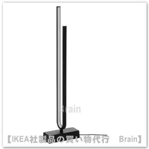 イケア（IKEA） NYMANE/ニーモーネ フロアランプ 3スポット チャコール
