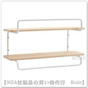 ＩＫＥＡ/イケア　SPORTSLIG/スポッツリグ　ウォールシェルフ トロフィー用　ホワイト/バーチ（005.042.32/00504232）｜shop-brain