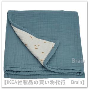 ＩＫＥＡ/イケア　GULDVAVARE/グルドヴァヴェレ　毛布80x100 cm　ブルー・ホワイト/...