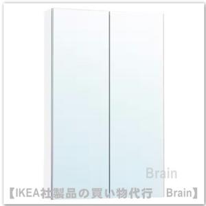 ＩＫＥＡ/イケア　LETTAN/レッタン　ミラーキャビネット 扉付き60x15x95 cm　ミラー調...