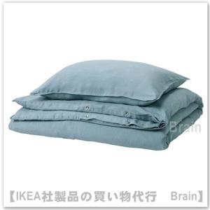 ＩＫＥＡ/イケア　DYTAG/ディトーグ　掛け布団カバー＆枕カバー150×200ｃｍ　ブルー（005.505.49/00550549）｜shop-brain