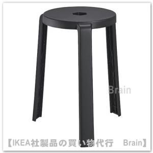 ＩＫＥＡ/イケア　IBBARBO/イッバルボー　スツール　ダークグレー（005.715.37/005...