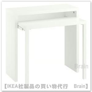 ＩＫＥＡ/イケア　LANGDHOPP/レングドホップ　引き出し式デスク90x39/71 cm　ホワイト（005.907.91/00590791）