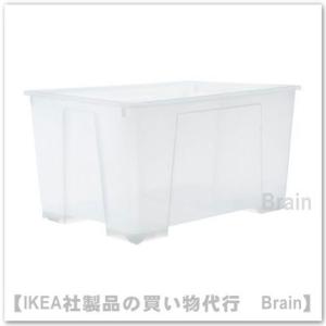 イケア（IKEA） FIRRA ふた付きボックス45x42x31 cm 半透明（403.399
