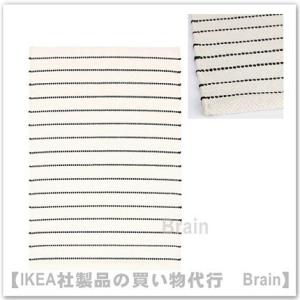 ｉｋｅａ イケア Torslev ラグ 平織り60x90 おすすめ ホワイト Cm ブラック