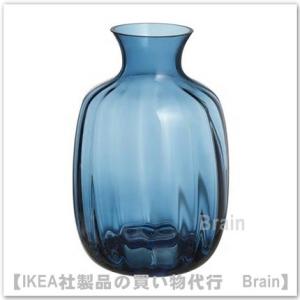 ＩＫＥＡ/イケア　TONSATTA　花瓶21 cm　ブルー（104.421.92）｜shop-brain