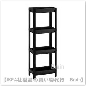 イケア（IKEA） NORDKISA オープンワードローブ 引き戸付き120x123 cm