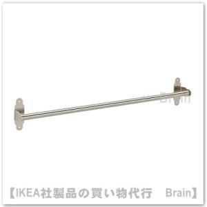 ＩＫＥＡ/イケア　HULTARP/フルタルプ　レール60 cm　ニッケルメッキ（104.628.25）｜shop-brain