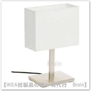 ＩＫＥＡ/イケア　TOMELILLA/トメリラ　テーブルランプ36 cm　ニッケルメッキ/ホワイト（104.640.04）｜shop-brain