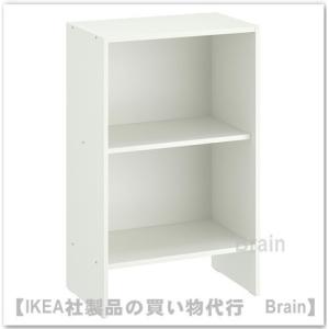 ＩＫＥＡ/イケア　BAGGEBO/バッゲボー　本棚50x30x80 cm　ホワイト(104.838.75)｜shop-brain