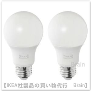 ＩＫＥＡ/イケア　SOLHETTA/ソールヘッタ　LED電球 E26/810ルーメン・調光可能　2個セット　オパールホワイト（104.986.45）｜shop-brain