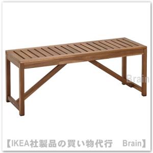 ＩＫＥＡ/イケア　NAMMARO/ネッマロー　ベンチ 屋外用　ライトブラウンステイン（105.103.41/10510341）｜shop-brain