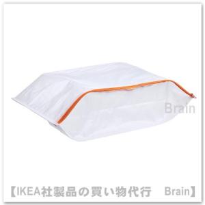 ＩＫＥＡ/イケア　PARKLA/ペルクラ　シューズボックス48x22 cm　ホワイト/オレンジ（105.223.82）