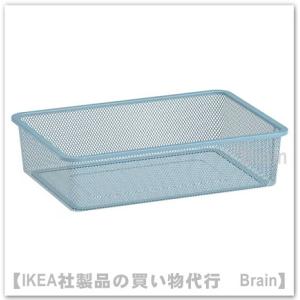 ＩＫＥＡ/イケア　TROFAST/トロファスト　メッシュ収納ボックス42x30x10 cm　グレーブルー（105.300.75/10530075）｜shop-brain