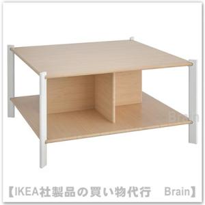 イケア（IKEA） OSTAVALL/エスタヴァル 調節可能ローテーブル ホワイト