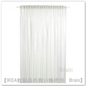IKEAカーテン145x250 イケア（IKEA） STENFRO/ステンフロー レースカーテン1組145x250 cm