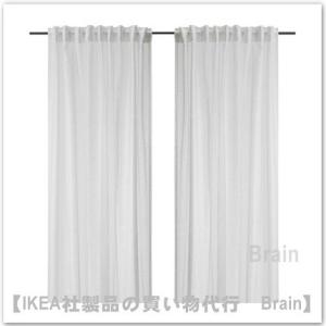 イケア（IKEA） LILL リル レースカーテン 1組280x250 cm ホワイト