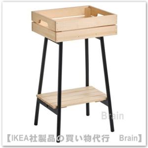 ＩＫＥＡ/イケア　VANILJSTANG/ヴァニルストング　プラントスタンド55 cm　パイン材/ブラック(204.263.42)