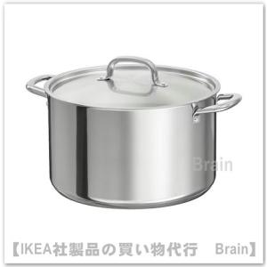 ＩＫＥＡ/イケア　IKEA 365+　鍋 ふた付き10 L　ステンレススチール（204.842.71...